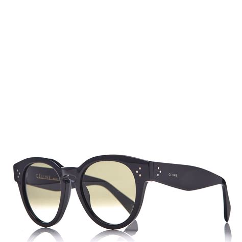 CELINE Thin Preppy Sunglasses CL 41049/S Black.